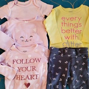 Carter's Baby Girl Set 6 Months